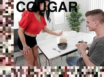 Step Cougar Uses My Sperm For Breakfast