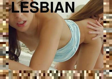 כוס-pussy, לסבית-lesbian, לעשות-עם-האצבע, נשיקות, תחת-butt