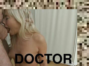 kontor, anal, cumshot, doktor, deepthroat, ung18, blond, vacker-pretty, kuk, hårt