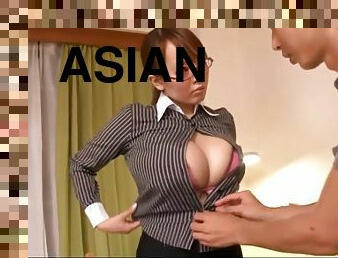 asiatique, gros-nichons, énorme, enseignant, babes, fellation, milf, japonais, salope, ejaculation