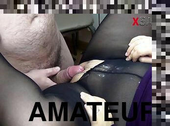 collants, amateur, ejaculation-sur-le-corps, ados, branlette, compilation, culotte, ejaculation, sexe-habillé