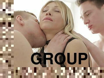 Passionate Threeway With Sodomized