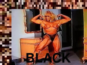 Mind Blowing Off Season Female Muscle Bombshell in Black (LDR)