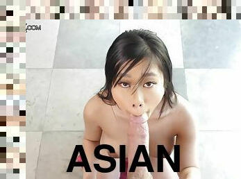 asiatisk, fitta-pussy, fingerknull, knullande, vacker, petit, liten