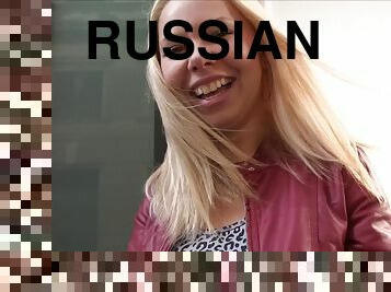 Chunky Blondie Russian Loves Strangers Big Meatpole