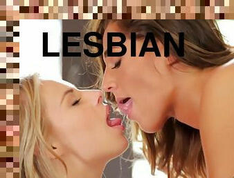 Kiss Me More: erotic lesbian sex with passionate kissing and cunt eating