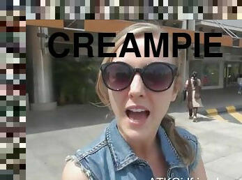 Teenager Karla Kush gets a creampie on your Virtual Vacation to Malaysia