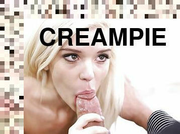 pussy, cumshot, tenåring, pornostjerne, creampie, ung-18, cum, blond, petite