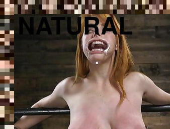 giclée, hardcore, bdsm, esclave, rousse, pute, naturel, fétiche, bâillonnement, bondage