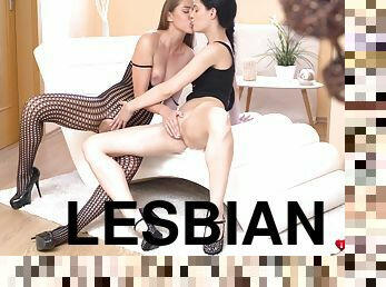 masturbation, lesbienne, lingerie, assez
