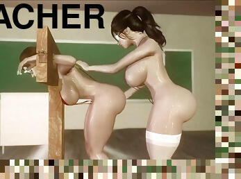 cul, gros-nichons, enseignant, femme, énorme-bite, maman, bdsm, femme-au-foyer, hentai, 3d