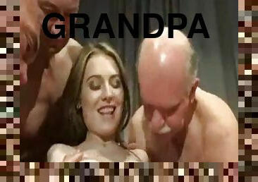 Grandpa gangbang
