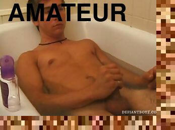 amateur, ejaculation-sur-le-corps, gay, ejaculation