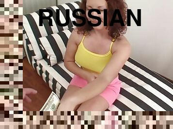 Dirty Russian girlfriend Colleen sucks like a pornstar