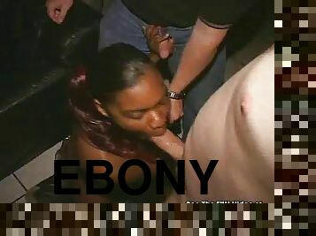 Wild hardcore anal gang bang ebony slut