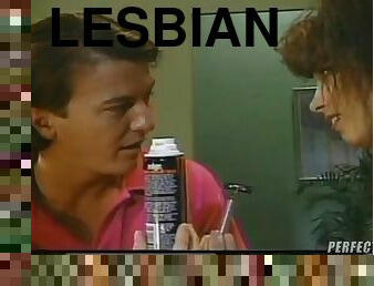 sirvienta, lesbiana, afeitada