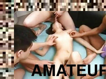 amateur, gangbang, cognage