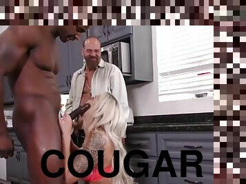 Fucked cougar cuckolds