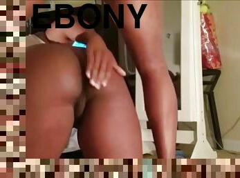 Ebony houston with big asshole