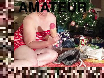 Christmas Eve Unboxing if My New 12 Inch Cock - Masturbation