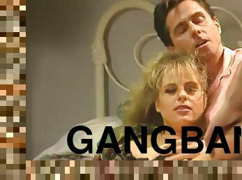 Vntage blonde gangbang