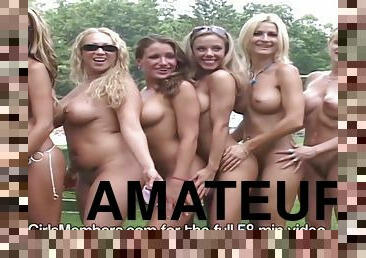 Hot Strippers At The Ponderosa Nudist Resort - Amateur