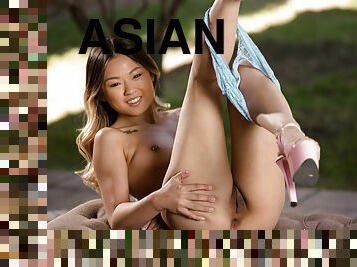 Crazy hardcore porn clip with Asian raunchy vixen Lulu Chu