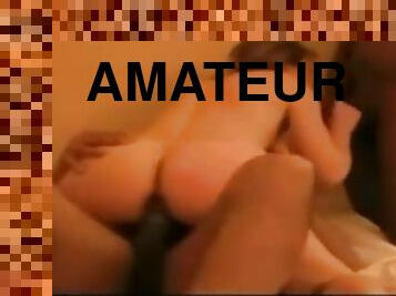 gros-nichons, levrette, femme, amateur, anal, ébène, interracial, hardcore, black, belle-femme-ronde