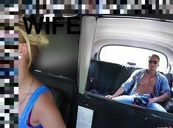 Lad complains of his wife but calms down with a hot driver