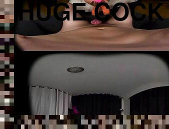 tiny girl, huge cock - Vr