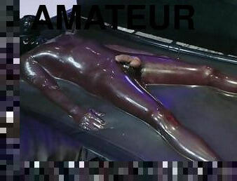 masturbation, amateur, ejaculation-sur-le-corps, gay, branlette, bdsm, machines, fétiche, latex, bondage