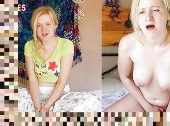 Ersties - 21-jährige Musikstudentin Anna M. masturbiert mit Dildo