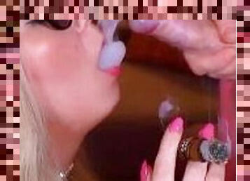 amatérske, fajka, fajčenie, blondýna, fetišistické, fajčenie-smoking