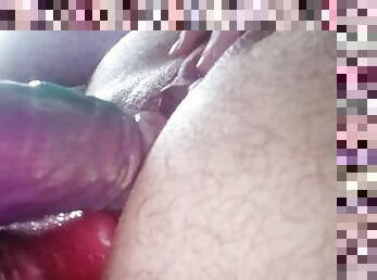 masturbation, orgasme, chatte-pussy, amateur, anal, ados, jouet, double, mignonne, gode