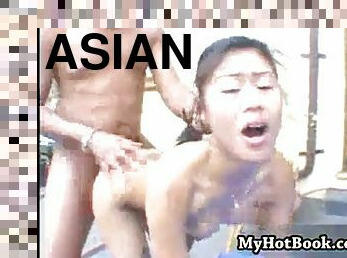 asia, sayang, blowjob-seks-dengan-mengisap-penis, handjob-seks-dengan-tangan-wanita-pada-penis-laki-laki, pemandu-sorak, bokong