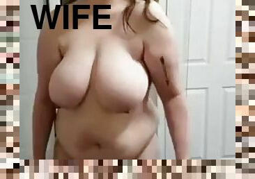 BBW huge tit wife compilation