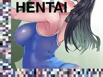 3d hentai girl stuck in the wall