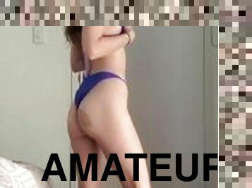 amateur, babes, ados, décapage, coquine, bout-a-bout, petite, solo, brunette, petits-seins