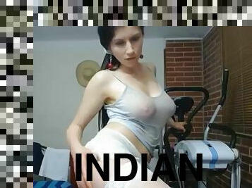indien, blanc, humide