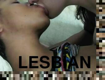 lésbicas, brasil, beijando