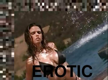 Erotic bikini video in the pool with Shy Love