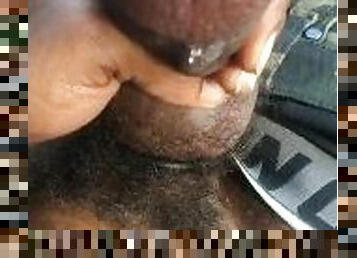 Precum dripping