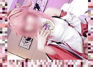 ???aliceholic13?GenshinImpact Yae Miko Cosplaying raw sex video.