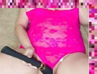 gros-nichons, énorme, masturbation, chatte-pussy, femme, amateur, milf, jouet, belle-femme-ronde, lingerie