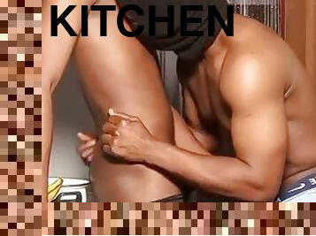 You cant cook when Im a horny bitch... Watch me have sex with my boyfriend in the kitchen