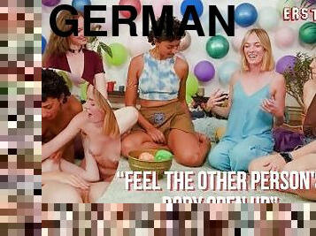 hårete, brystvorter, orgie, pussy, amatør, lesbisk, tysk, blond, naturlig, fetisj