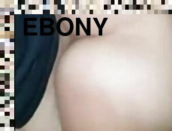 Horny ebony fucked hard by white guy, freaky monique