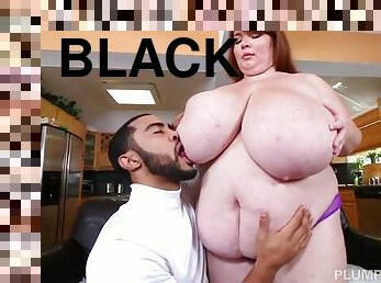 Huge fat chick fucked by a big black cock