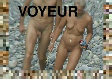 nudiste, en-plein-air, chatte-pussy, cam, plage, voyeur, naturel