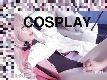 ?Fate??Cosplay Sex with Tamamo, Sexy FGO Ladyboy Cosplayer get Fucked, Crossdresser Tgirl trans Hent